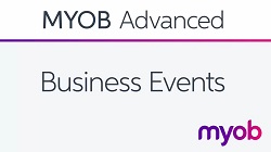 MYOB Acumatica Business Event Triggers
